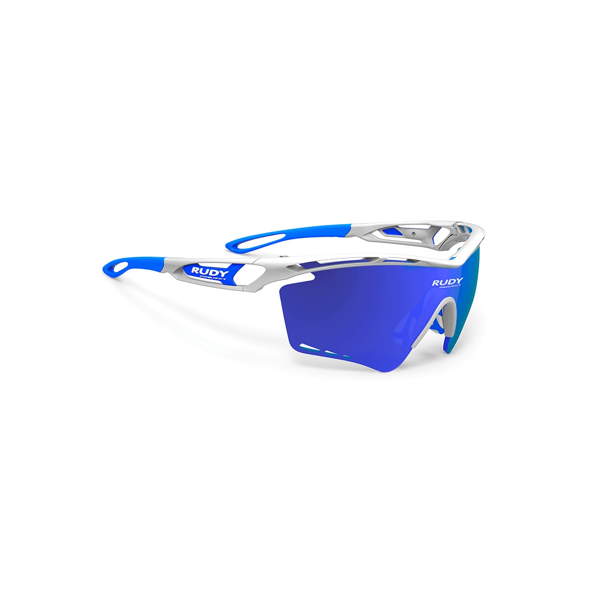 Multi  günstig Kaufen-Tralyx XL White Gloss / Multi LS Blau Rudy Project Sonnenbrille. Tralyx XL White Gloss / Multi LS Blau Rudy Project Sonnenbrille <![CDATA[Tralyx XL Weiß Glanz / Multi LS Blau Rudy Projekt]]>. 