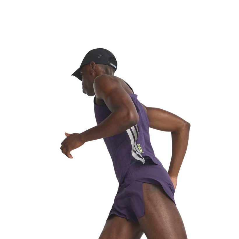 Maglia Adidas Adizero Senza Maniche Viola