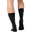 Brooks Run‑In Crew 3‑Pack Socks Black White