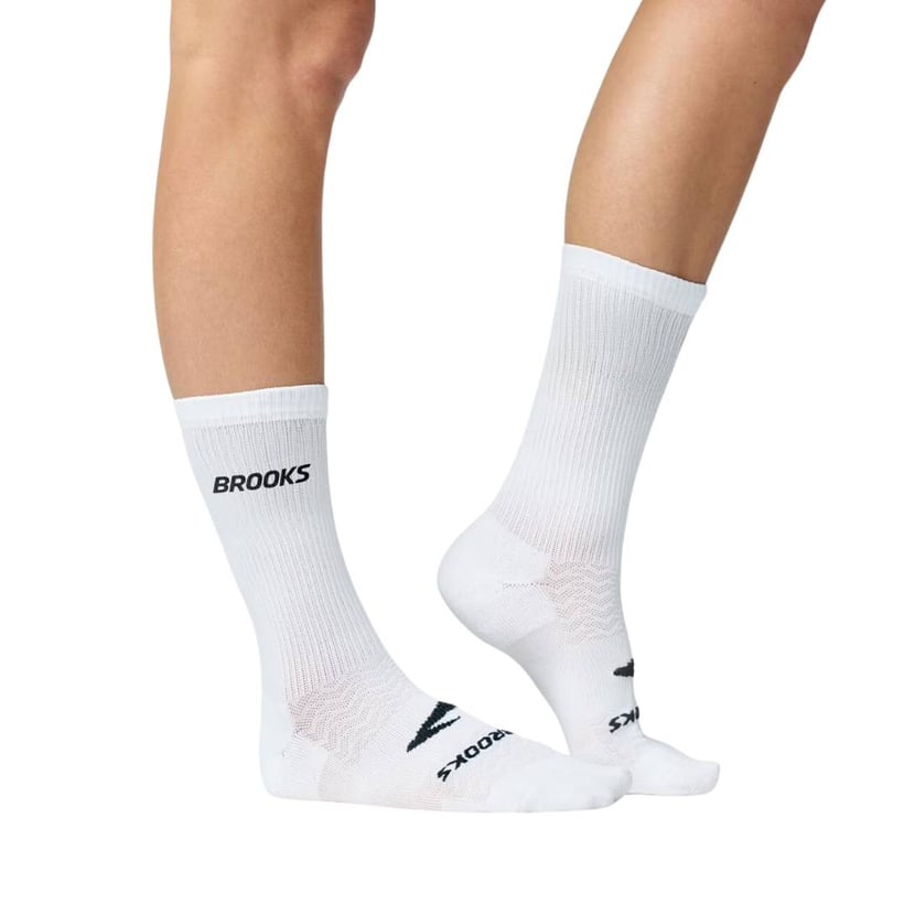 Chaussettes Brooks Run‑In Crew Pack de 3 Blanc...
