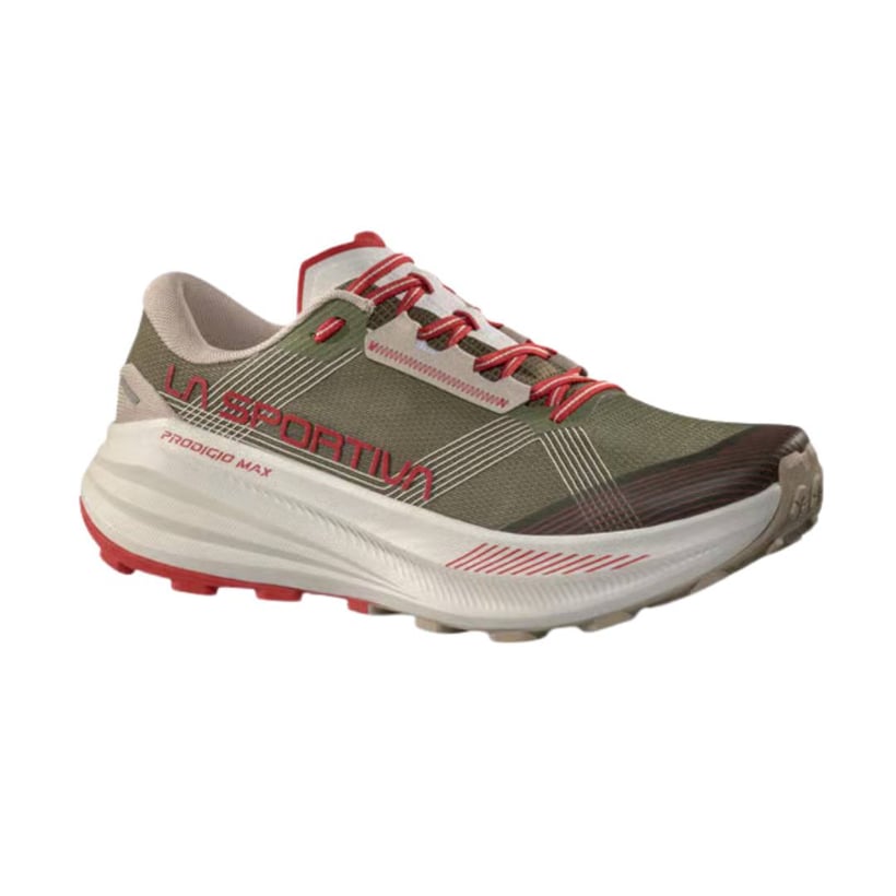 La Sportiva Prodigio Max Laufschuh Grün Rot SS26