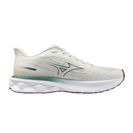 Tênis Mizuno Wave Skyrise 7 Bege Verde SS26