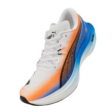 Buty Puma Deviate NITRO 3 Ekiden Biało-Niebieskie SS26 Damskie