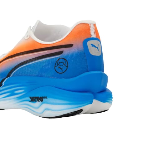 Buty Puma Deviate Nitro Elite 3 Niebiesko-Pomarańczowe SS26 Damskie