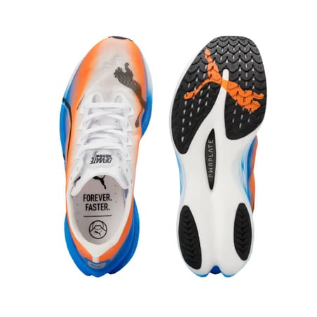 Puma Deviate Nitro Elite 3 Shoe Blue Orange SS26 Women