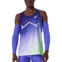 Maglia Asics Metaspeed senza maniche viola bianco