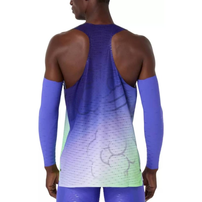Asics Metaspeed Mouwloze T-shirt Paars Wit