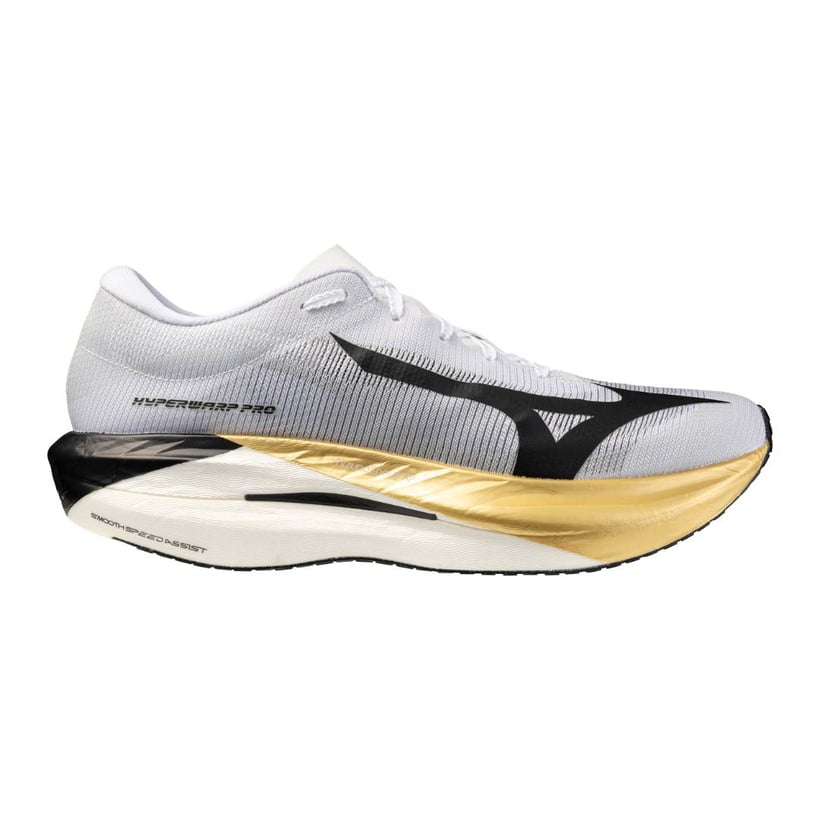 Chaussures Mizuno Hyperwarp Pro Blanc Doré SS26...