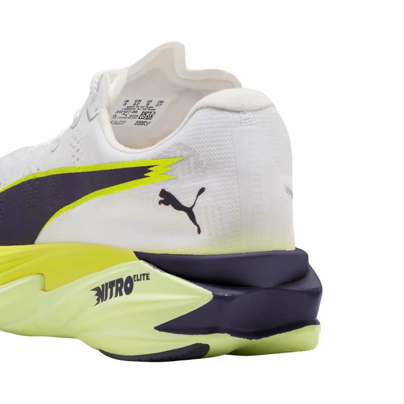 Scarpe Puma Deviate NITRO Elite 4 Bianco Giallo...