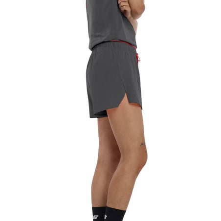 Pantalón Curto New Balance RC Ultra Light Split Short 3" Vermelho