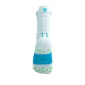 Chaussettes Compressport Pro Racing v4.0 Ultralight Run High Blanc Vert