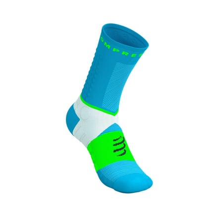 Chaussettes Compressport Ultra Trail V2.0 Bleu Vert