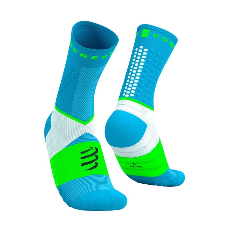 Compressport Ultra Trail V2.0 Socken Blau-Grün