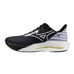 Chaussures Mizuno Wave Rider 29 Noir Blanc SS26 Unisexe