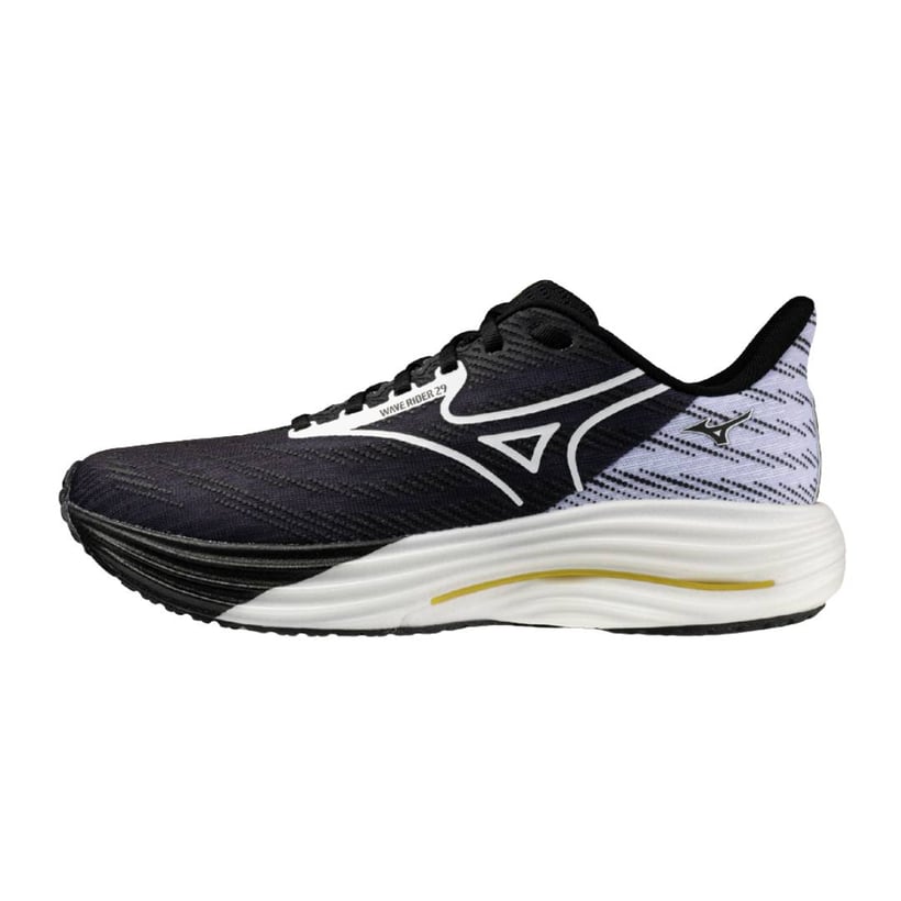 Chaussures Mizuno Wave Rider 29 Noir Blanc SS26...