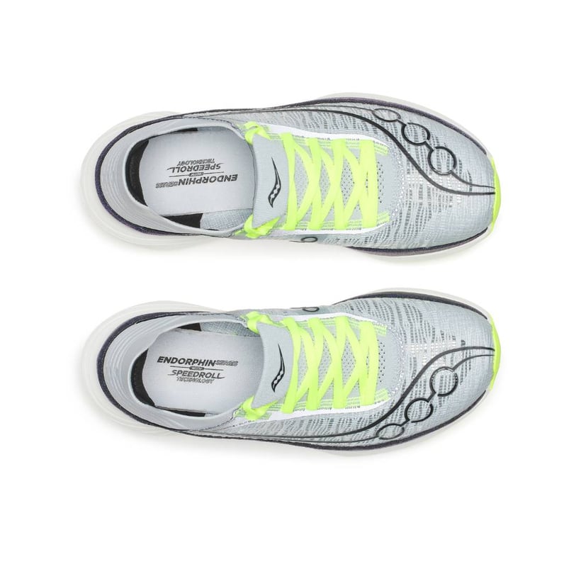 Ténis Saucony Endorphin Elite 2 Cinza Amarelo...