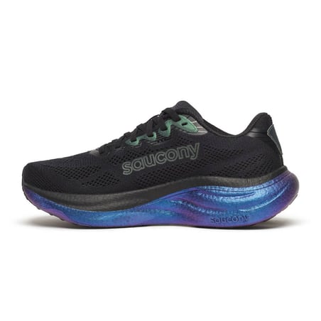 Ténis Saucony Ride 19 Preto Roxo SS26 Mulher