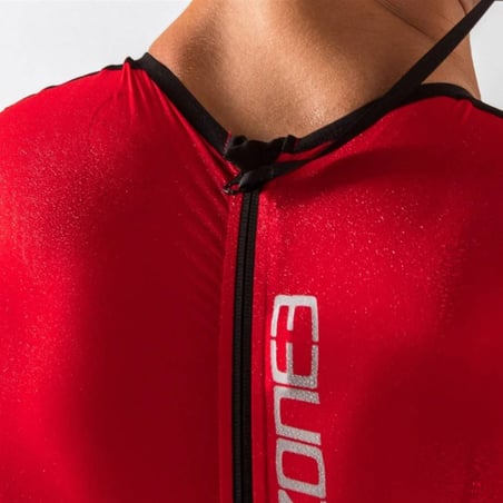 Neoprene Zone3 Streamline Sem Mangas Vermelho Preto Masculino