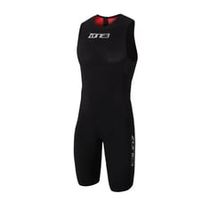 Neopreno Zone3 Streamline Sin Mangas Rojo Negro Hombre