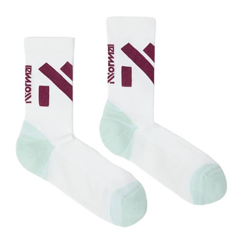 NNormal Race Socken Weiß Braun