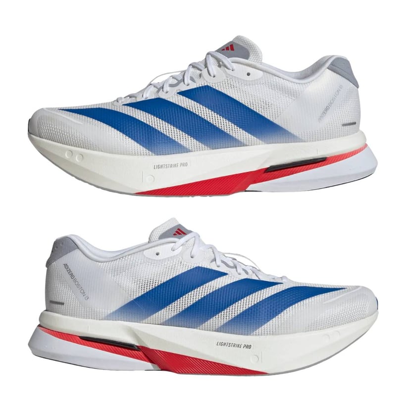 Scarpe Adidas Adizero Boston 13 Bianco Blu SS26
