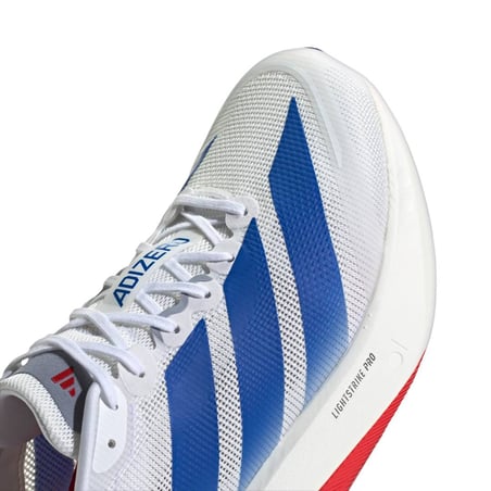 Chaussures Adidas Adizero Boston 13 Blanc Bleu SS26