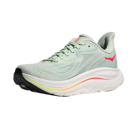 Hoka Clifton 10 Women's Shoes Grey Green SS26