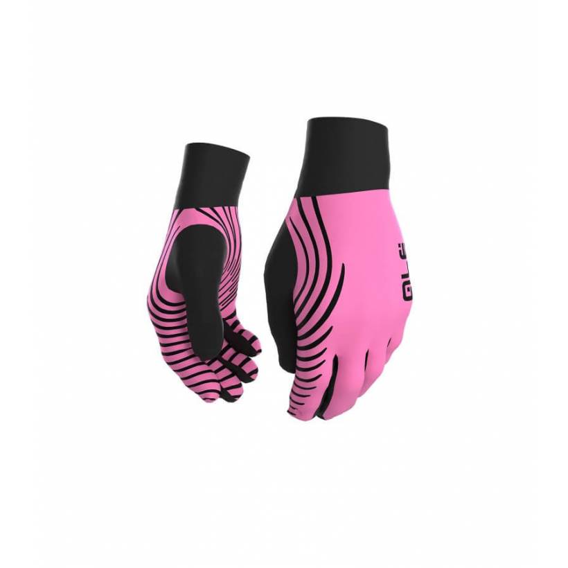 Guanti invernali Alé neri/rosa fluo AW16