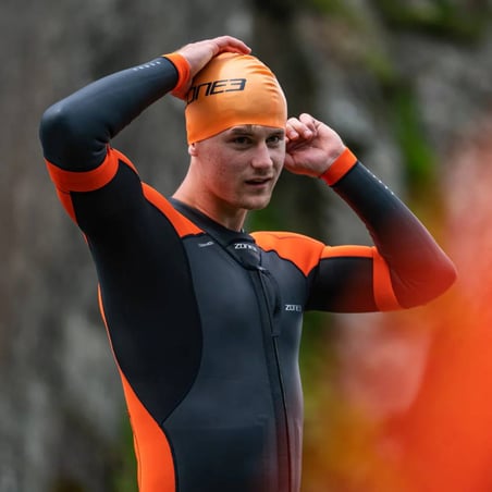 Zone3 Versa Swimrun Neopren Schwarz Orange