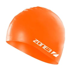 Zone3 Schwimmkappe Silikon Orange