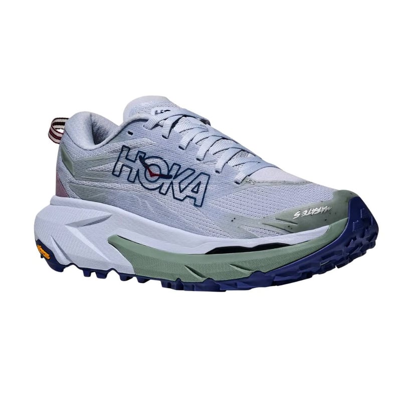 Zapatillas Hoka Mafate 5 Morado Verde SS26 Mujer