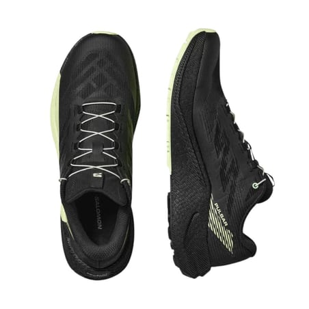Salomon Pulsar Shoes Black Green SS26