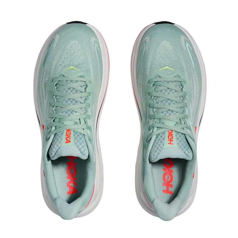 Scarpe Hoka Clifton 10 Verde Arancione SS26