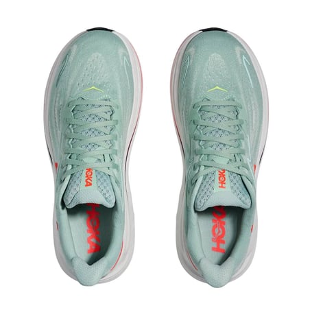 Scarpe Hoka Clifton 10 Verde Arancione SS26