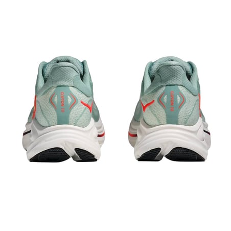 Hoka Clifton 10 Laufschuhe Grün Orange SS26
