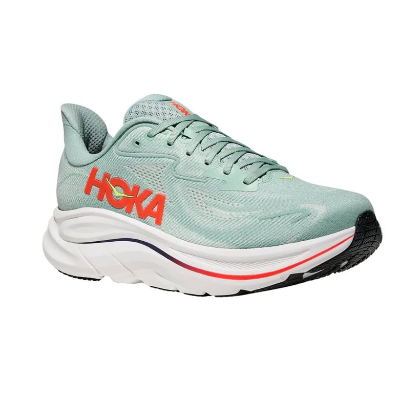 Hoka Clifton 10 schoenen Groen Oranje SS26