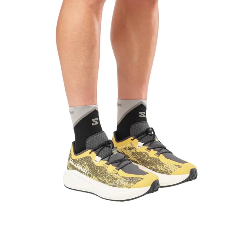 Ténis Salomon Aero Glide 4 GRVL Amarelo Preto SS26