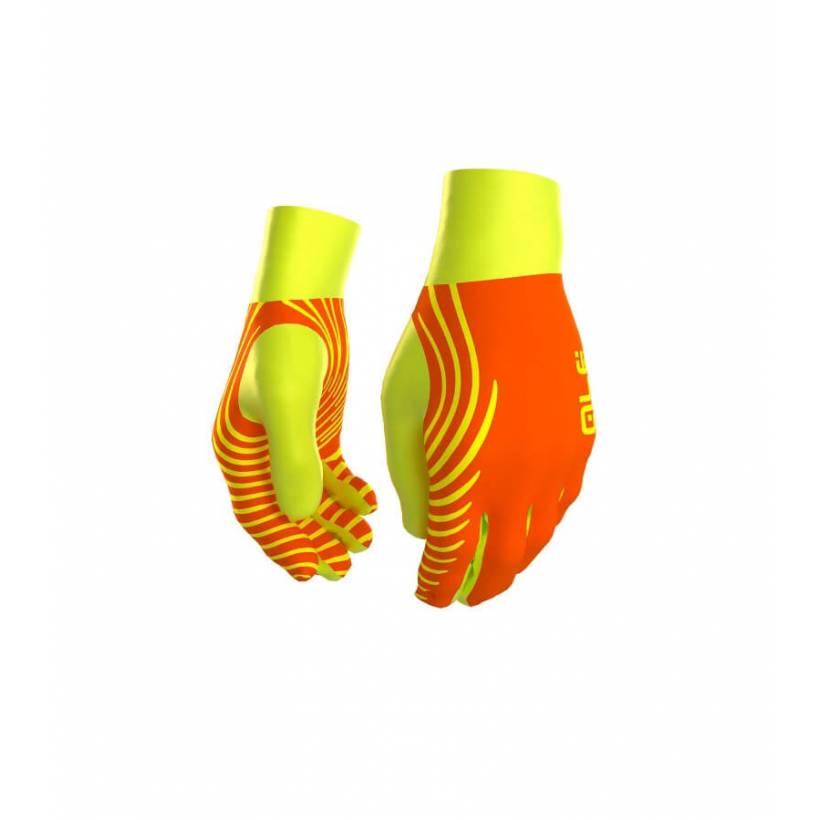 Alé Gants d'hiver orange/jaune fluo AW16