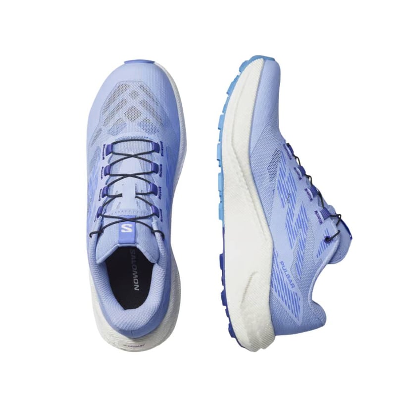 Sapatilhas Salomon Pulsar Roxo Branco SS26 Mulher