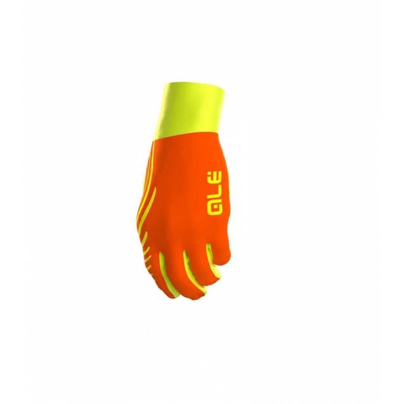 Alé Gants d'hiver orange/jaune fluo AW16