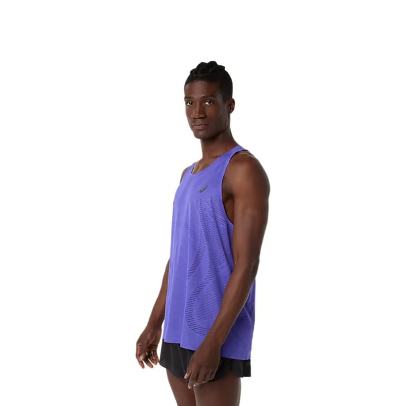 Camiseta Asics Metarun Sin Mangas Morado