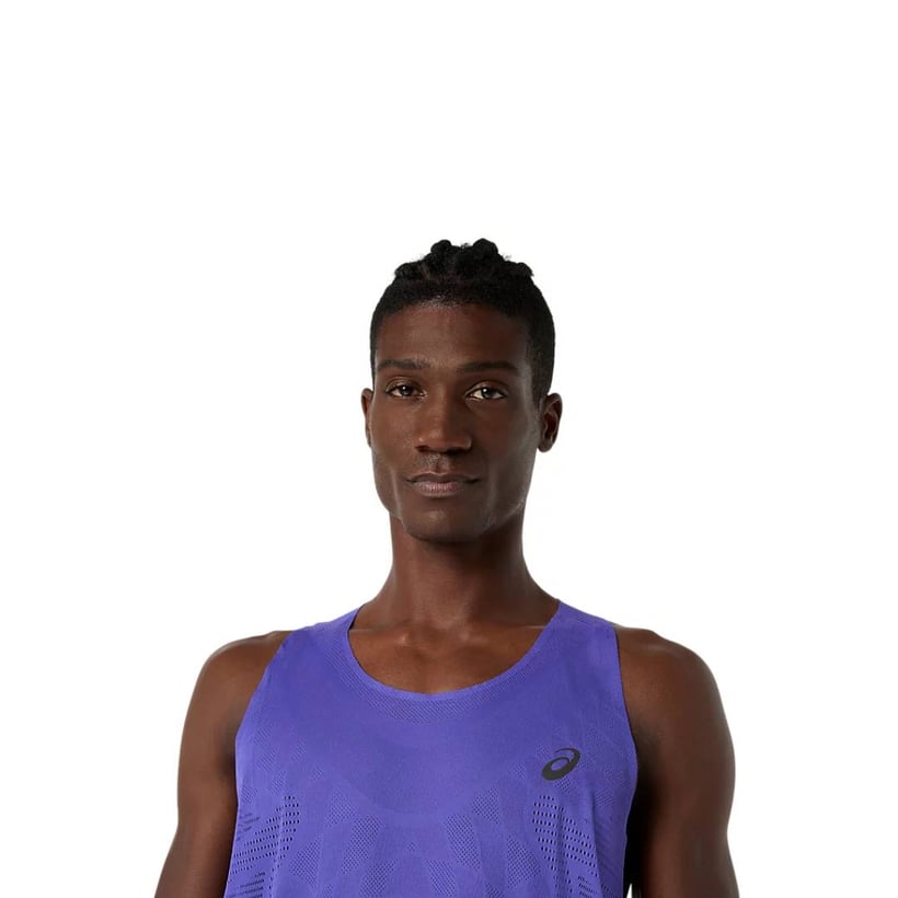 Camiseta Asics Metarun Sin Mangas Morado