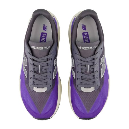 New Balance FuelCell Rebel v5 Schoenen Zwart Paars SS26