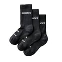 Chaussettes Brooks Run‑In Crew 3 Pack Noir Blanc