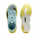 Chaussures Puma Deviate NITRO Elite 4 Bleu Jaune SS26 Femme