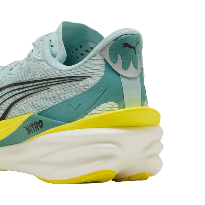 Scarpe Puma Deviate NITRO 4 Blu Giallo SS26 Donna
