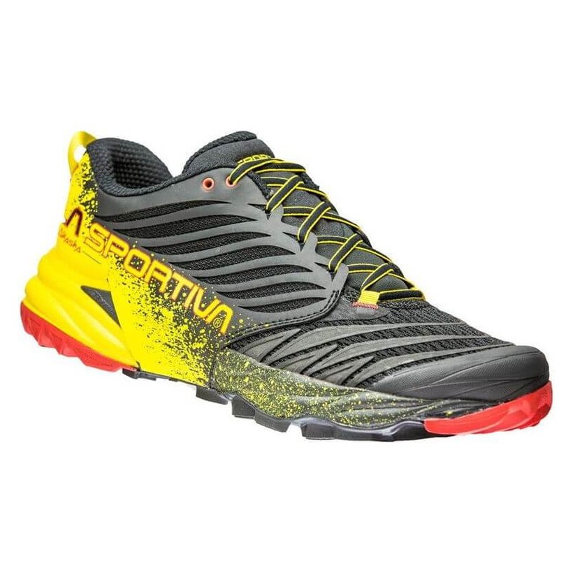 Zapatilla La Sportiva Akasha Negro amarillo OI16