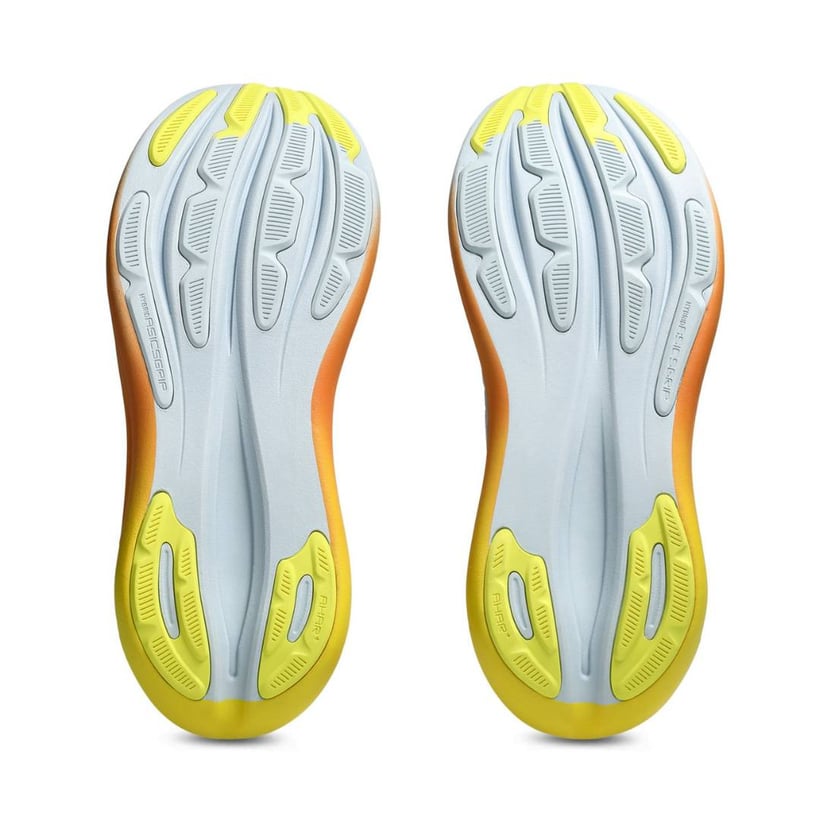 Asics Gel-Nimbus 28 Laufschuhe Grau Orange SS26