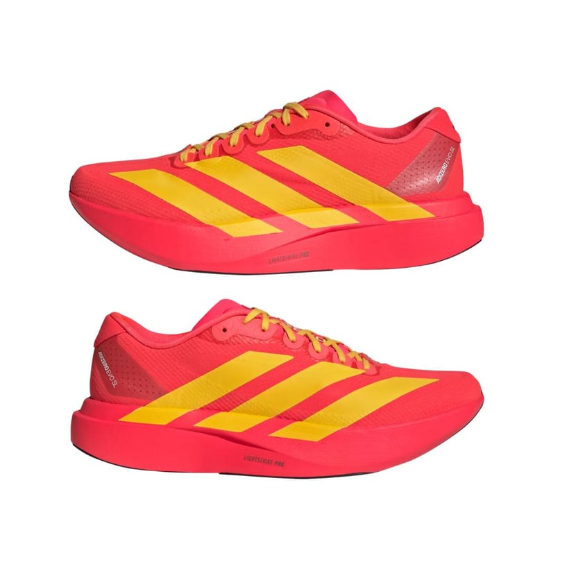 Adidas Adizero Evo SL Woven Shoes Red Yellow SS26