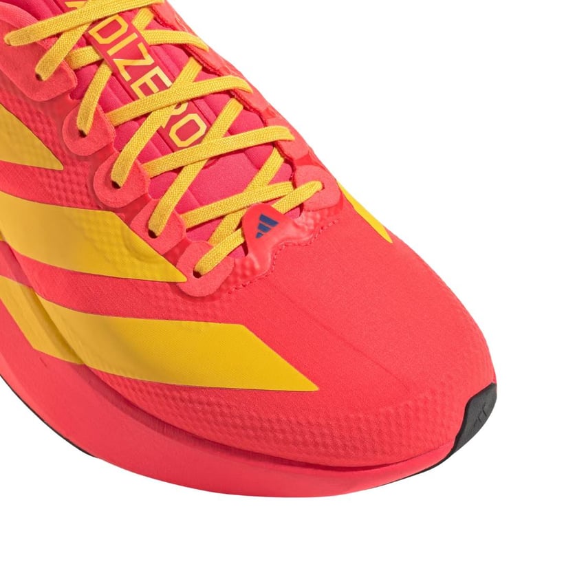Adidas Adizero Evo SL Woven Sneaker Rood Geel SS26